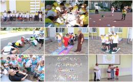 Ребята во время квеста