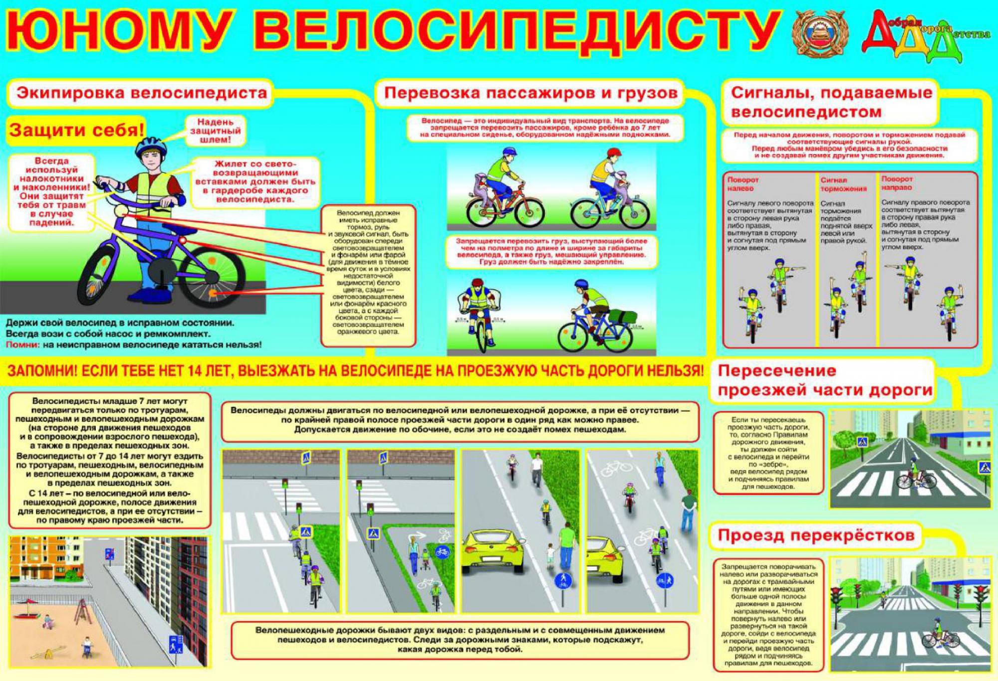 Памятка Юному велосипедисту